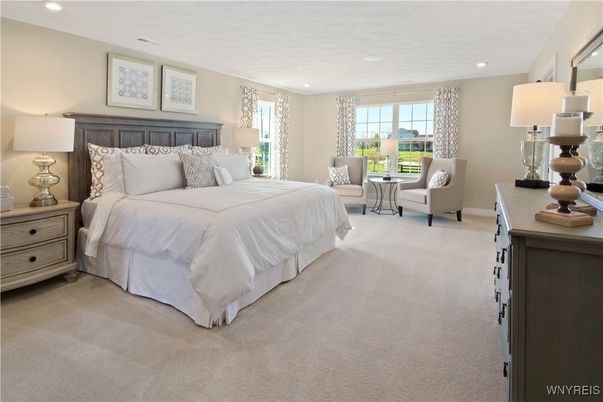 Bedroom, Interior, Recessed Lighting