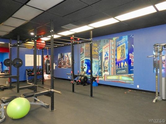 Fitness Equipment, Interior, Recessed Lighting