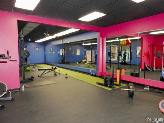 Fitness Equipment, Interior, Recessed Lighting