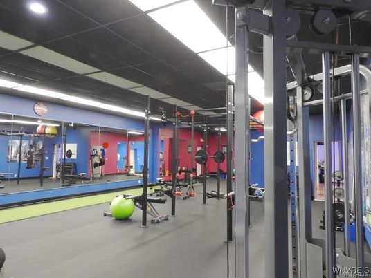 Fitness Equipment, Interior, Recessed Lighting
