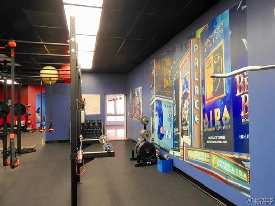 Fitness Equipment, Interior, Recessed Lighting