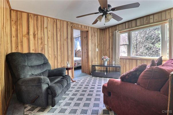 Interior, Living room, Wooden Walls