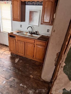 Interior, Kitchen, Wood Texture Flooring
