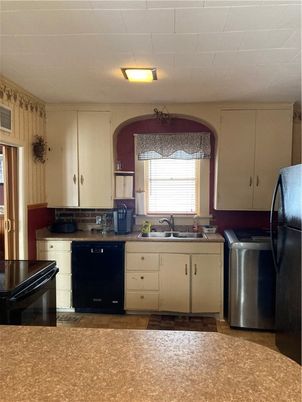 Interior, Kitchen, Wood Texture Flooring