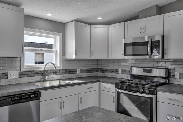 Interior, Kitchen, Recessed Lighting, Stainless Steel Appliances