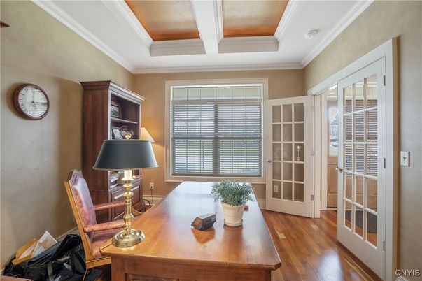 Home Office, Interior, Wood Texture Flooring