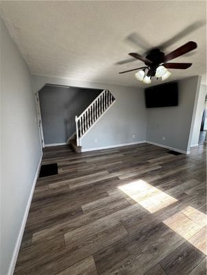 Empty room, Interior, Wood Texture Flooring
