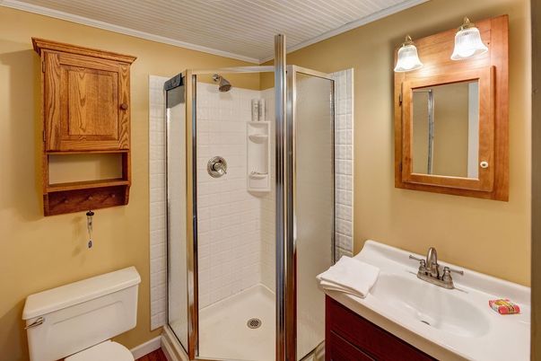 Bathroom, Glass Shower, Interior