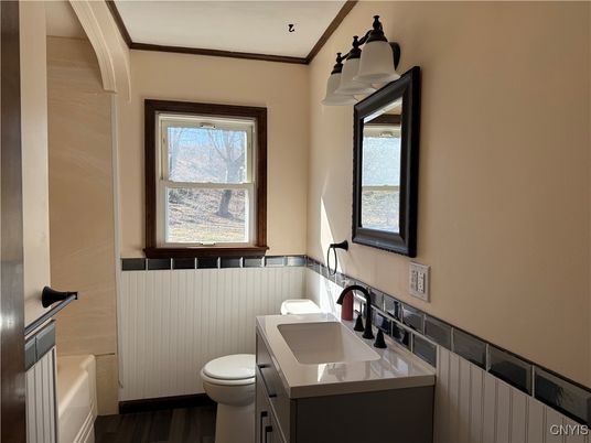 Bathroom, Interior, Wood Texture Flooring