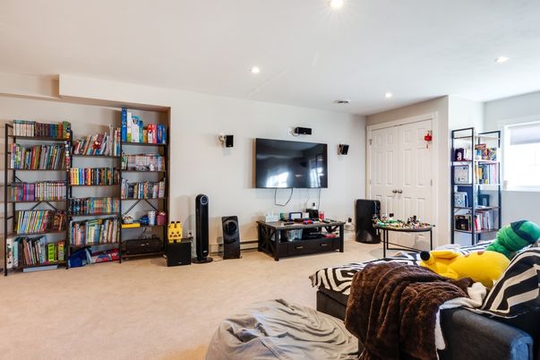Interior, Living room, Recessed Lighting
