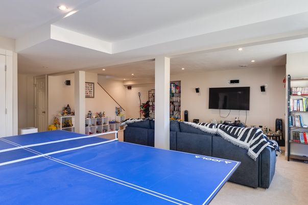 Game Room, Interior, Living room, Recessed Lighting