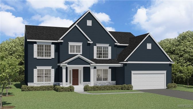 Attached, Exterior, Facade, Farmhouse