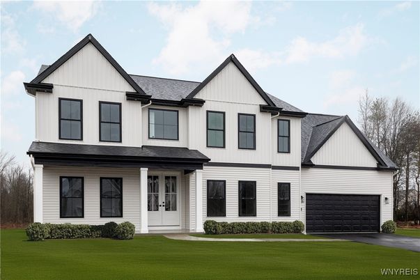 Attached, Exterior, Facade, Farmhouse