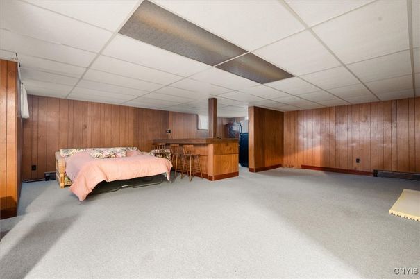 Bedroom, Interior, Wooden Walls