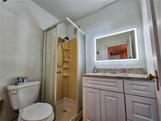 Bathroom, Glass Shower, Interior
