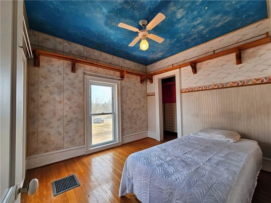 Bedroom, Interior, Wood Texture Flooring