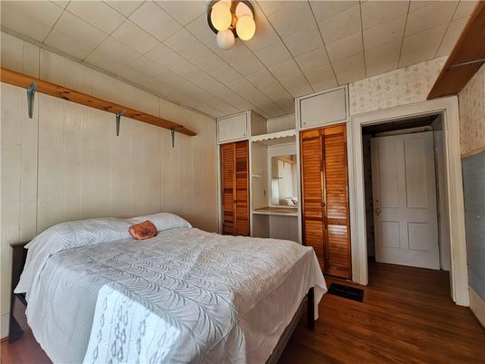 Bedroom, Interior, Wood Texture Flooring