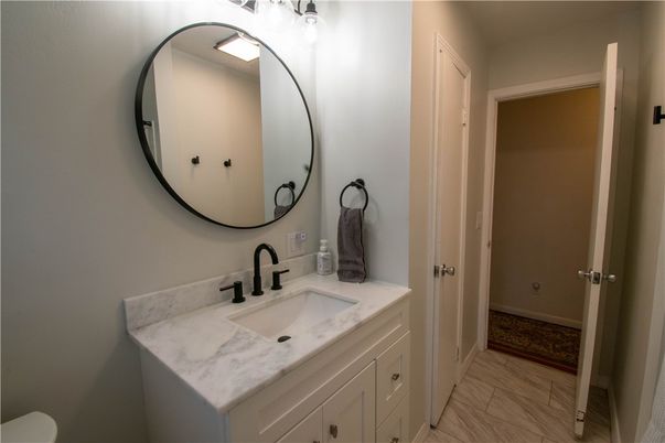 Bathroom, Dual Sink Vanities, Interior, Marble