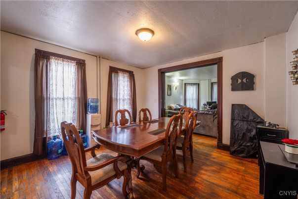 Dining room, Interior, Wood Texture Flooring