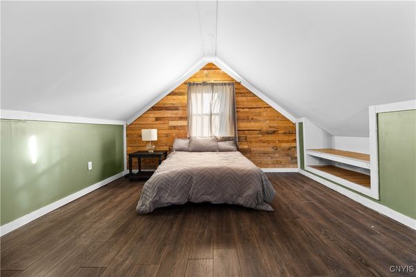 Bedroom, Interior, Wood Texture Flooring, Wooden Walls