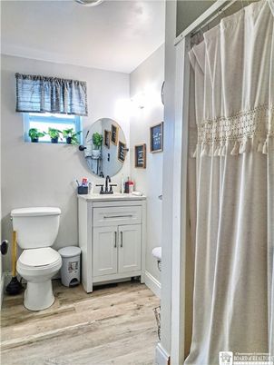 Bathroom, Interior, Wood Texture Flooring