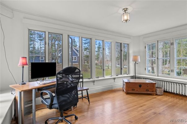 Home Office, Interior, Wood Texture Flooring