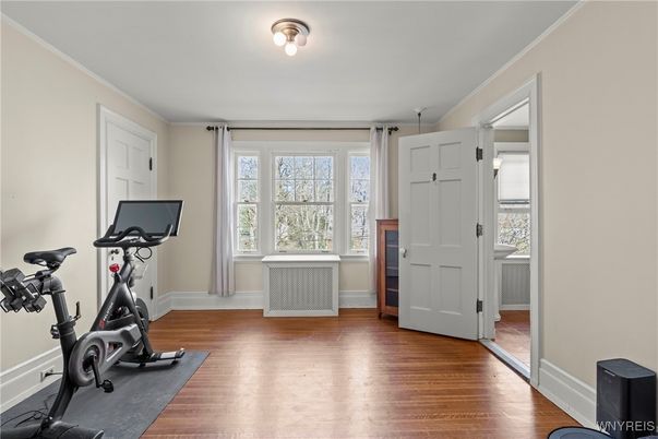Fitness Equipment, Interior, Wood Texture Flooring