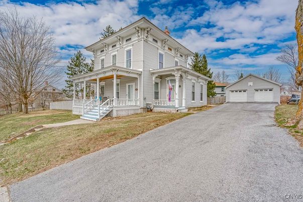 Backyard, Detached Garage, Exterior, Facade, Queen Anne Victorian