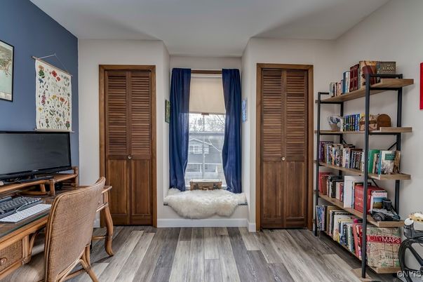 Home Office, Interior, Wood Texture Flooring
