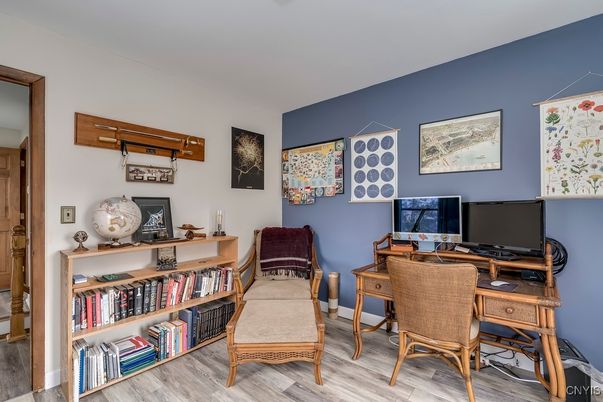 Home Office, Interior, Wood Texture Flooring