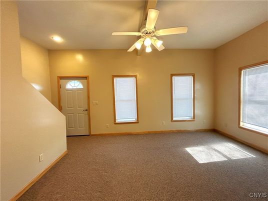 Empty room, Interior, Recessed Lighting