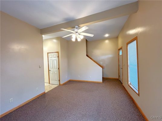 Empty room, Interior, Recessed Lighting