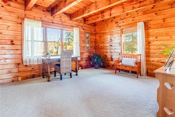 Home Office, Interior, Wooden Beams, Wooden Ceilings, Wooden Walls