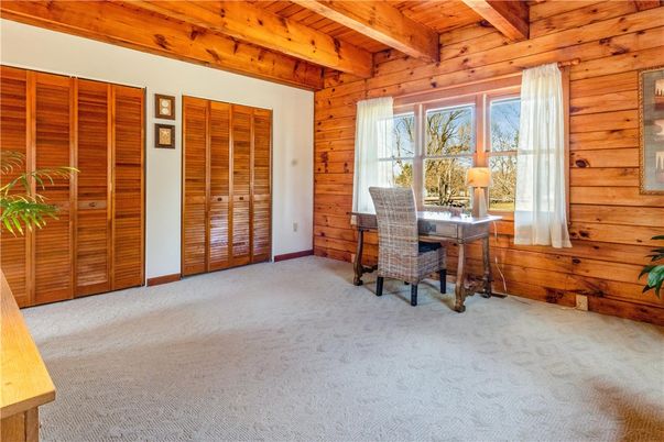 Home Office, Interior, Wooden Beams, Wooden Ceilings, Wooden Walls