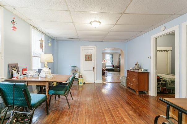 Dining room, Interior, Wood Texture Flooring