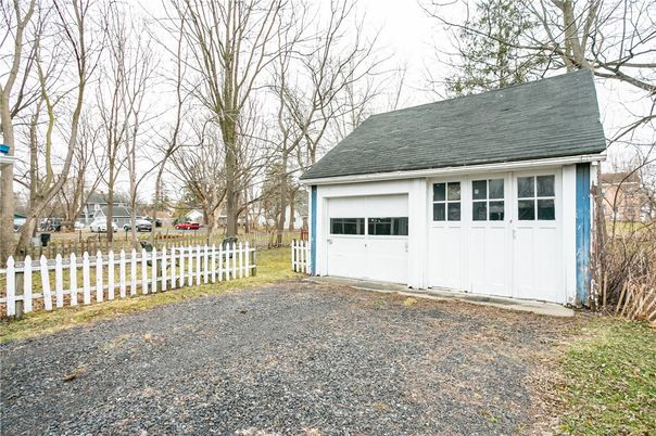 Backyard, Detached Garage, Exterior