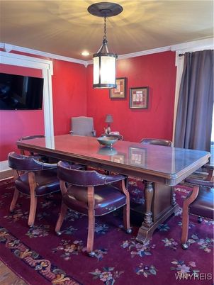 Dining room, Interior, Recessed Lighting