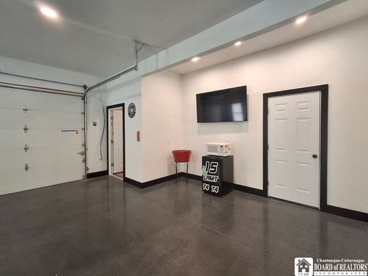 Garage, Interior, Recessed Lighting