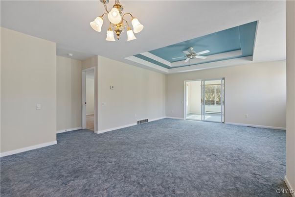 Chandelier, Empty room, Interior