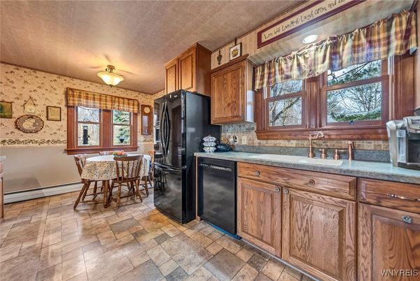 Dining room, Interior, Kitchen