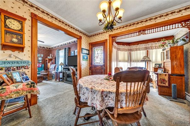 Chandelier, Dining room, Interior