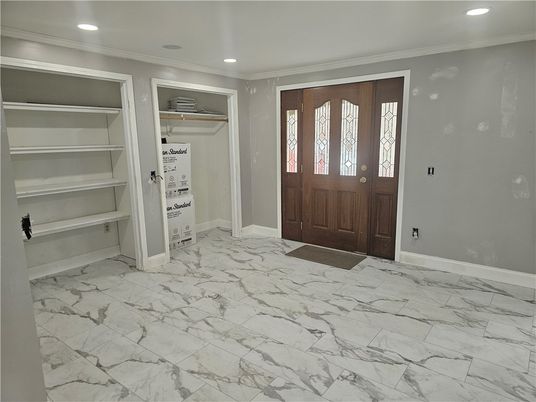 Interior, Marble, Recessed Lighting