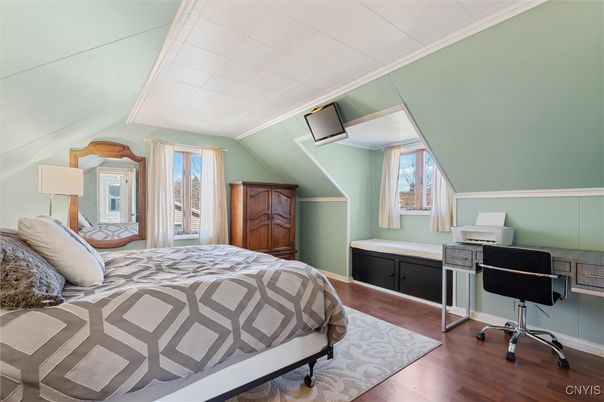 Bedroom, Home Office, Interior, Wood Texture Flooring