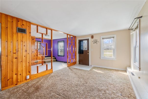 Empty room, Interior, Wooden Walls