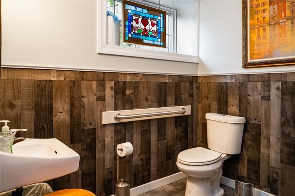 Bathroom, Interior, Wooden Walls