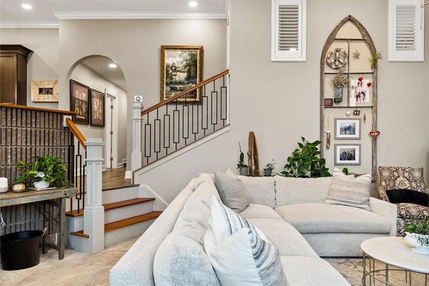 Interior, Living room, Recessed Lighting