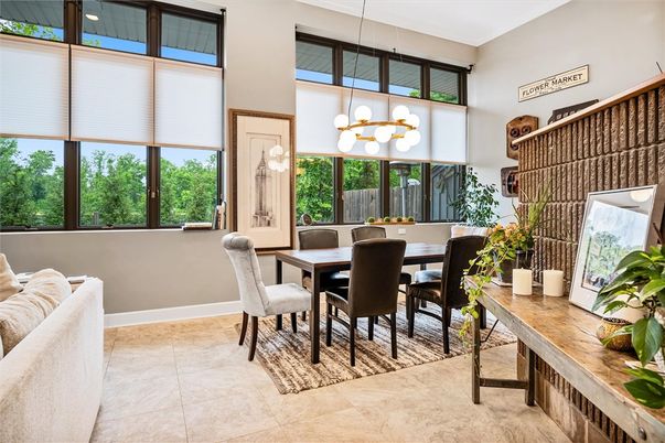 Dining room, Interior, Pendant Lights