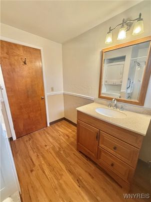 Bathroom, Interior, Wood Texture Flooring