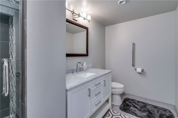 Bathroom, Interior, Recessed Lighting