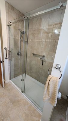 Bathroom, Glass Shower, Interior